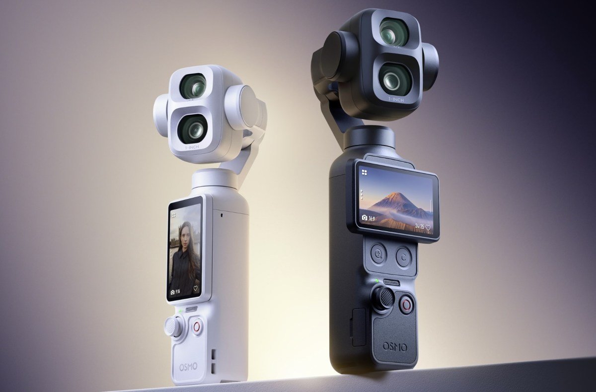 Зображення кишенькової камери DJI Osmo Pocket 4P та її ключові елементи