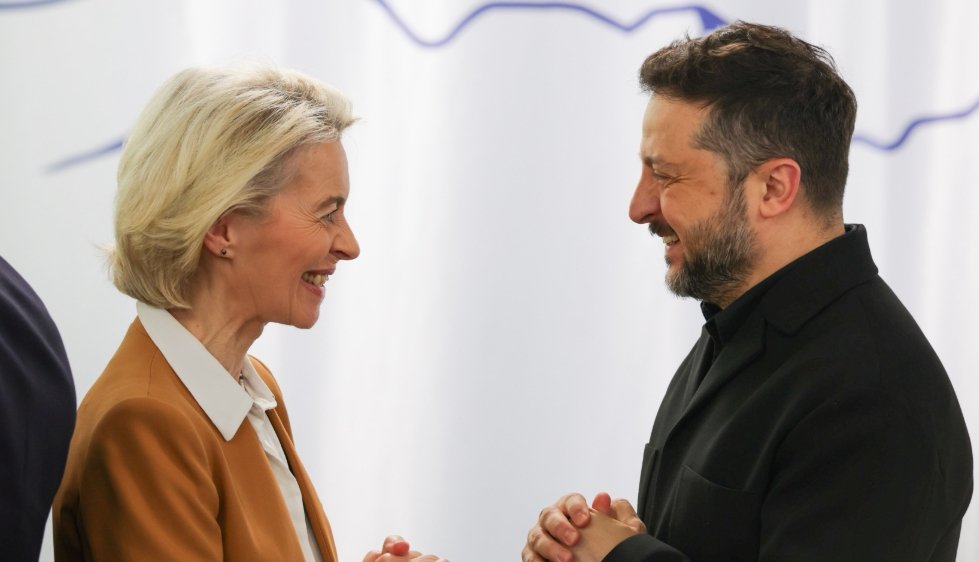 Урсула фон дер Ляєн після переговорів про підтримку України.