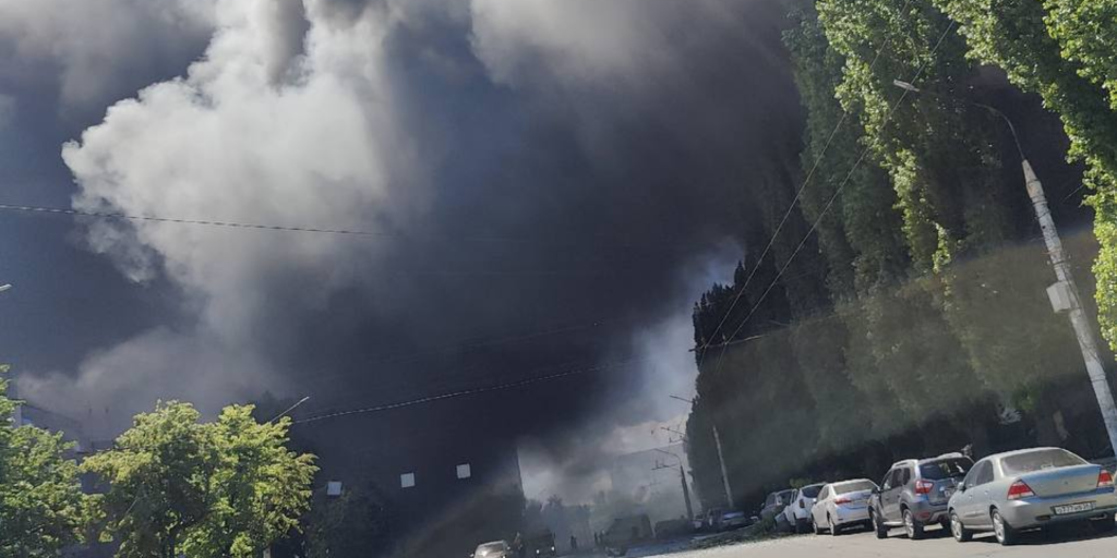 Завод з виробництва військових компонентів у Воронежі після ураження