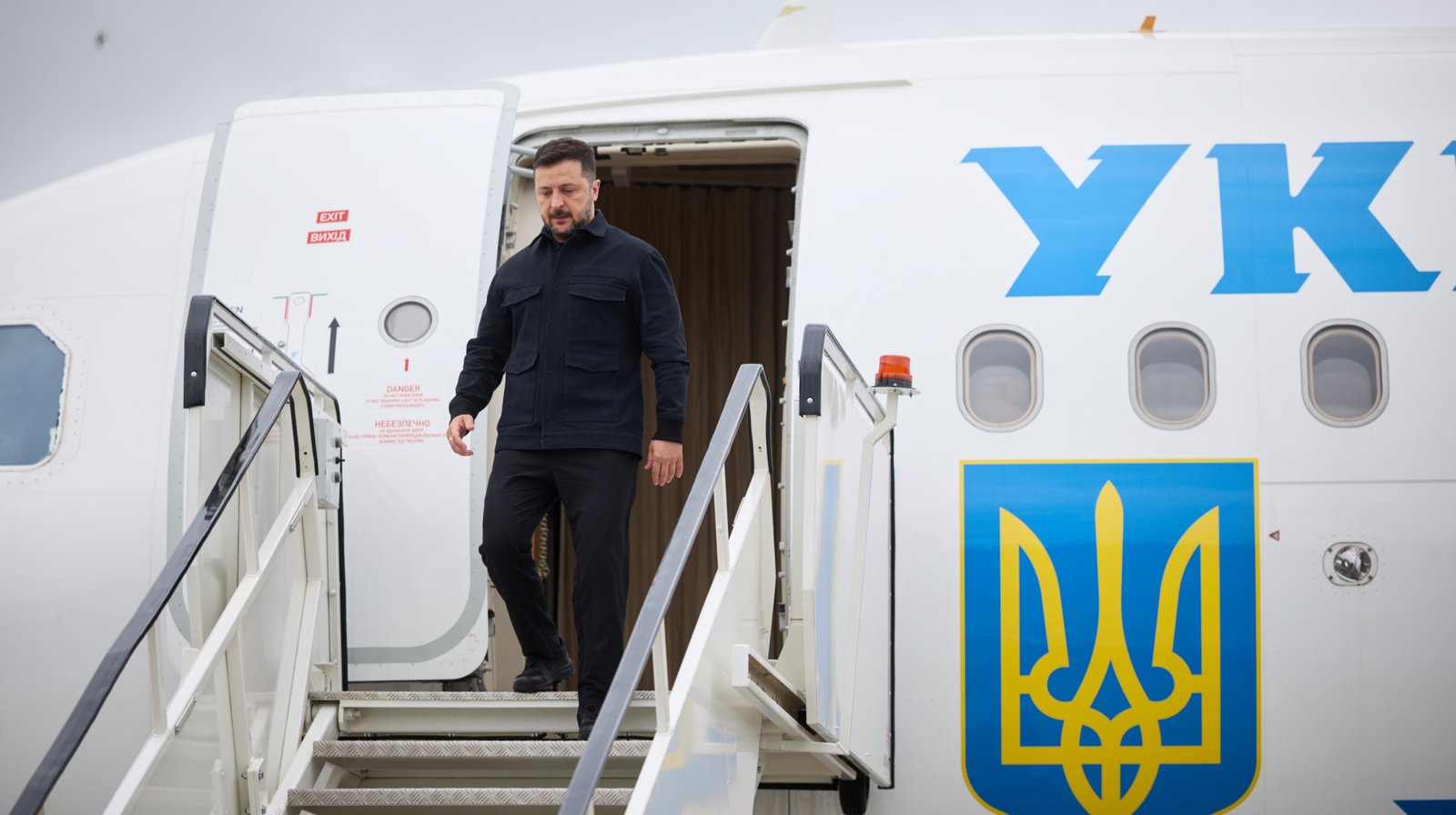 Президент України Володимир Зеленський під час візиту до Ірландії.
