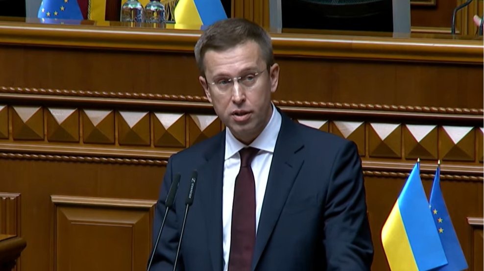 Сергій Корецький під час засідання Верховної Ради України