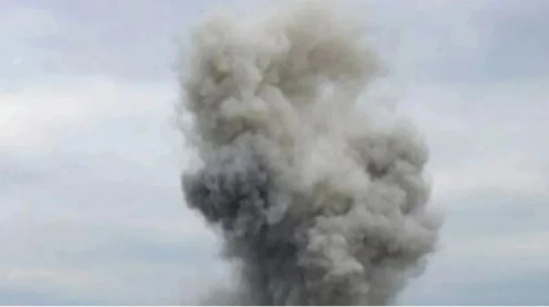 Наслідки атаки на Суми, пошкоджена нежитлова будівля