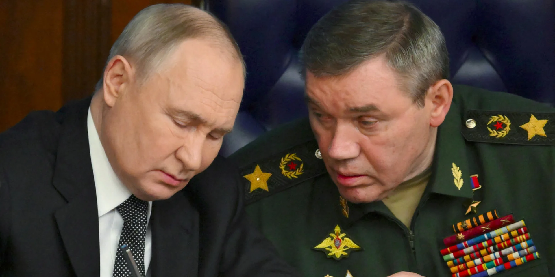 Портрет Валерія Герасимова, начальника Генерального штабу Збройних сил Росії.