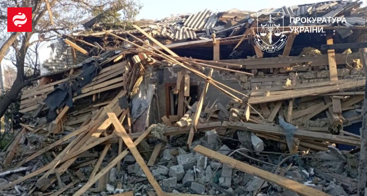 Село Бугаївка на Харківщині після артилерійського обстрілу