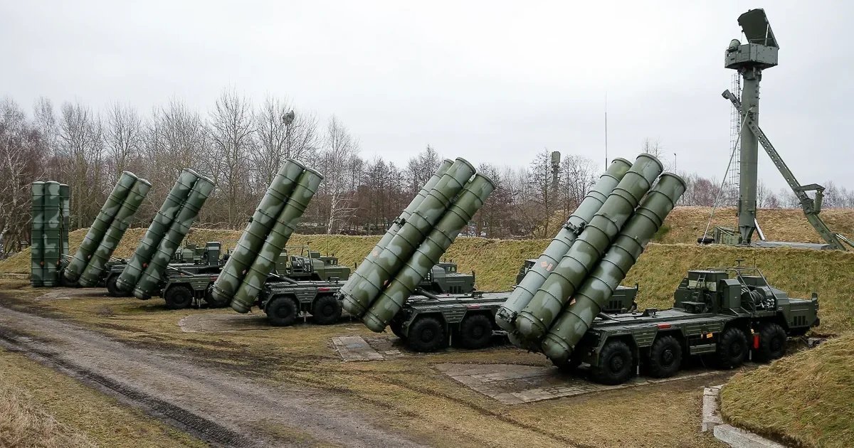 Зображення пускової установки зенітного ракетного комплексу С-400, об'єкта ураження