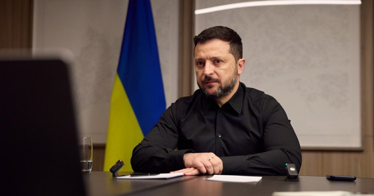 Президент України Володимир Зеленський виступає з заявою щодо санкцій проти російських олігархів.