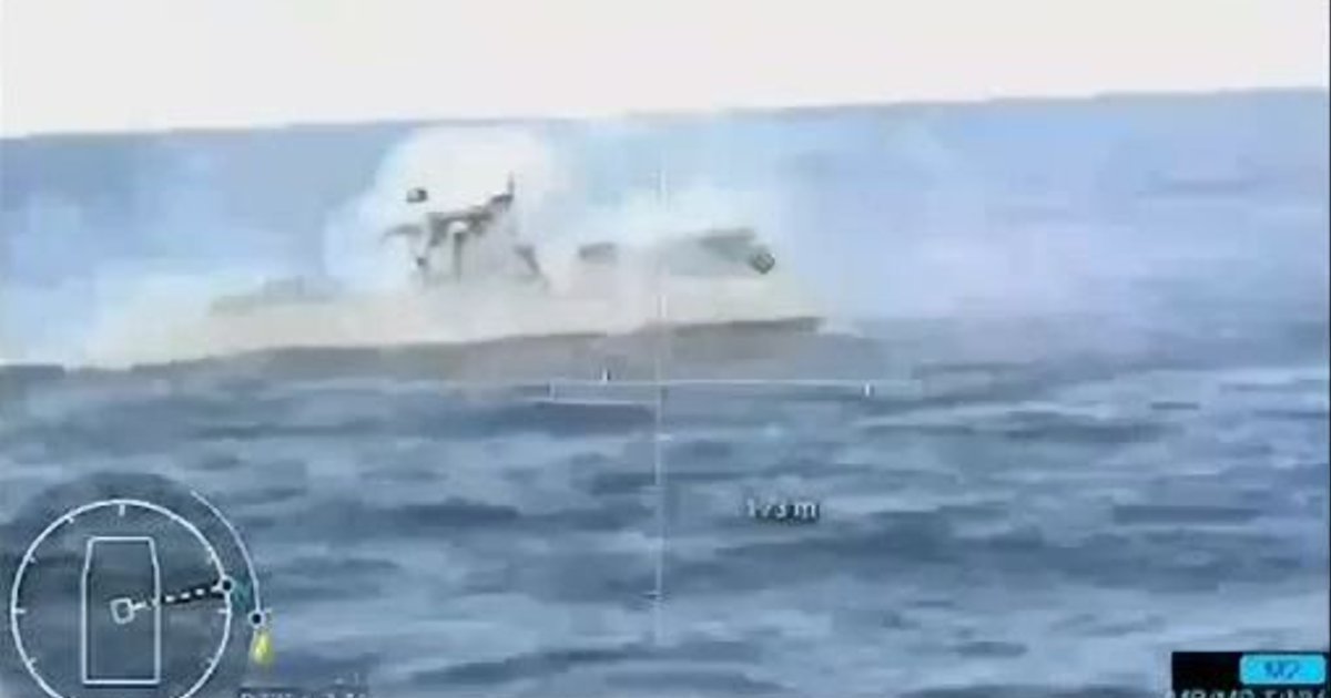 Знищення російського морського безекіпажного катера під час операції ВМС ЗСУ та ГУР.