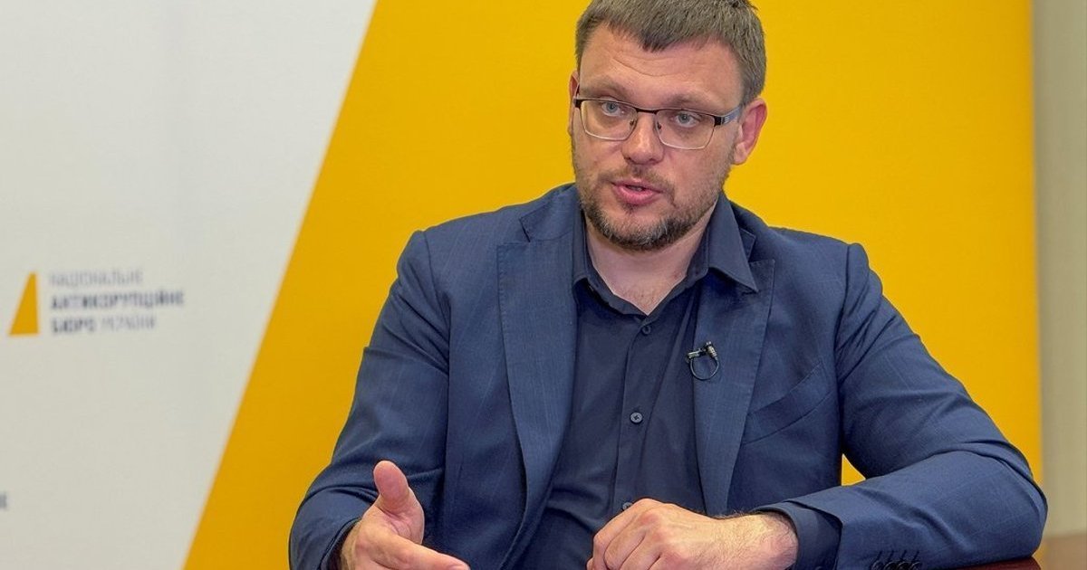 Речник Єврокомісії Гійом Мерсьє під час пресконференції щодо моніторингу корупції в Україні.
