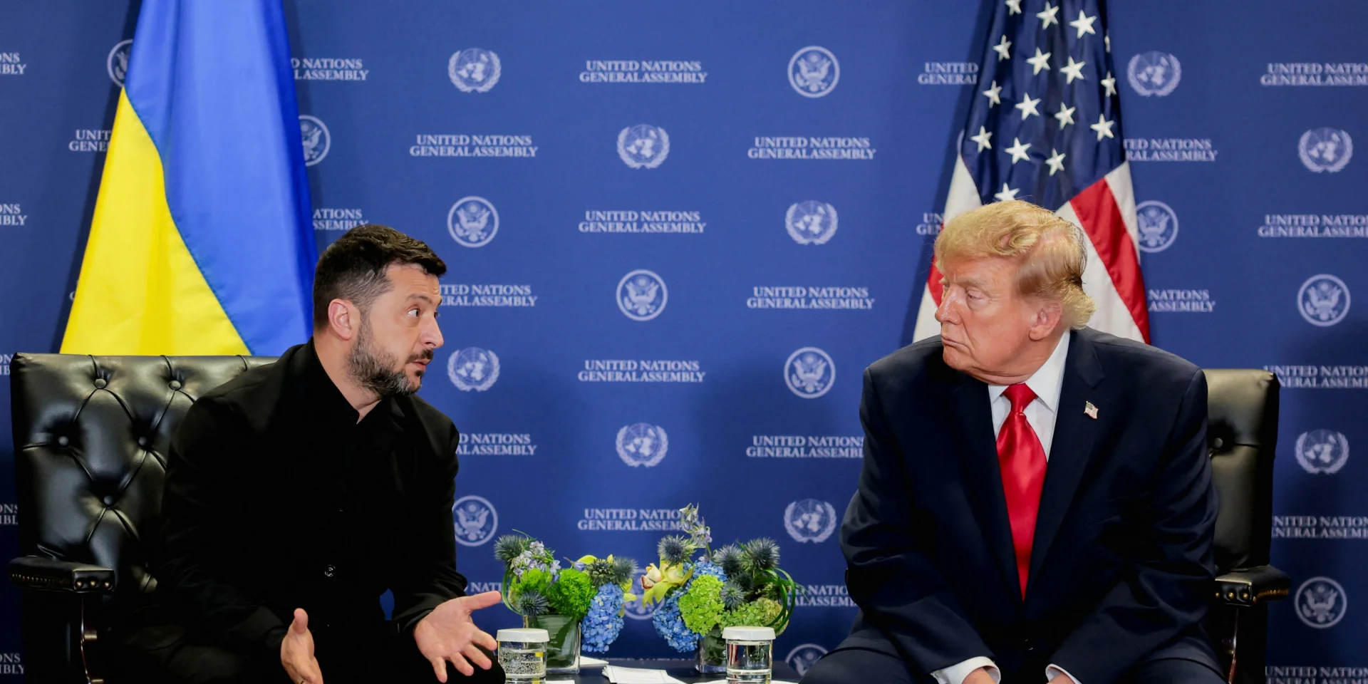 Дональд Трамп та Володимир Зеленський