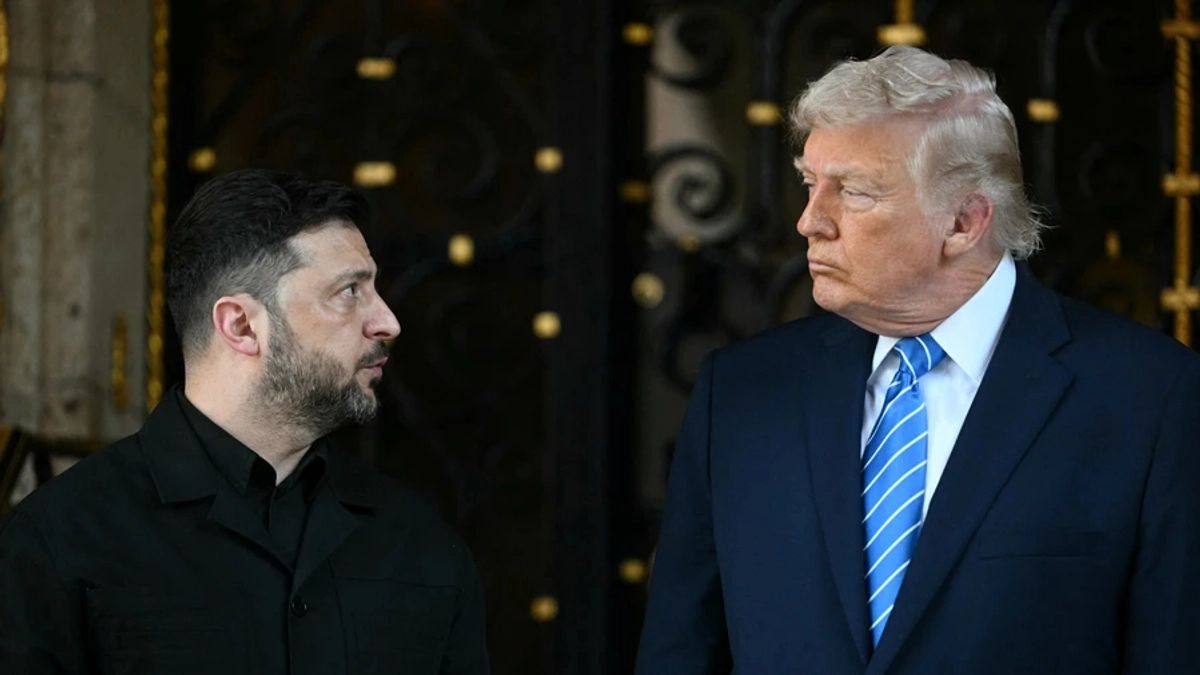 Президент Володимир Зеленський та Дональд Трамп обговорюють питання деескалації конфлікту