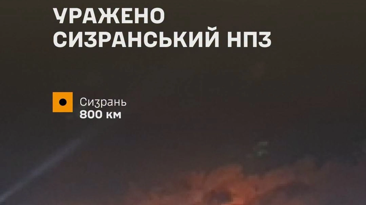 Ураження Сизранського нафтопереробного заводу та виробництва дронів «Атлант Аэро»