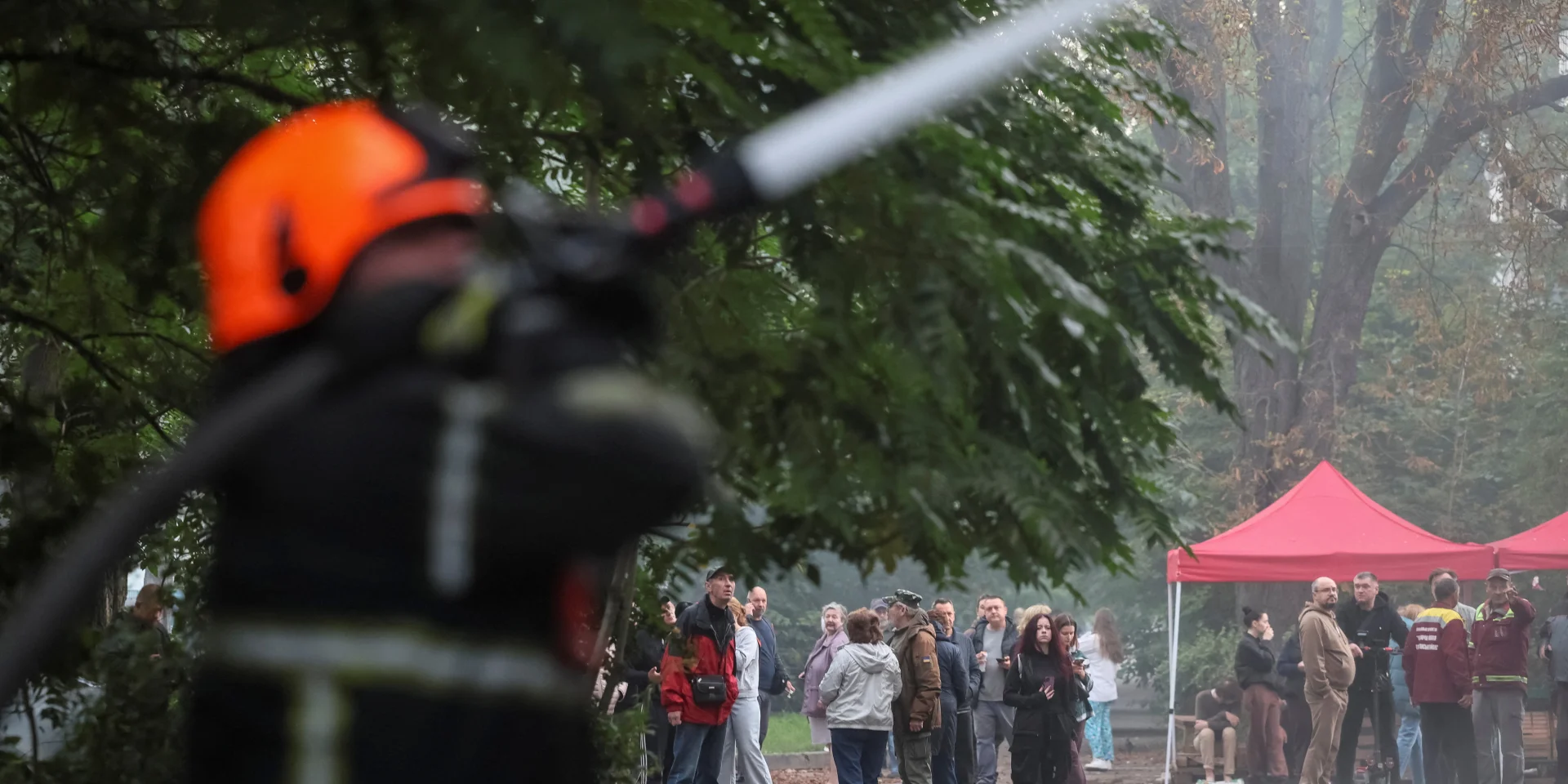Пошкодження дата-центру в Києві після російського обстрілу