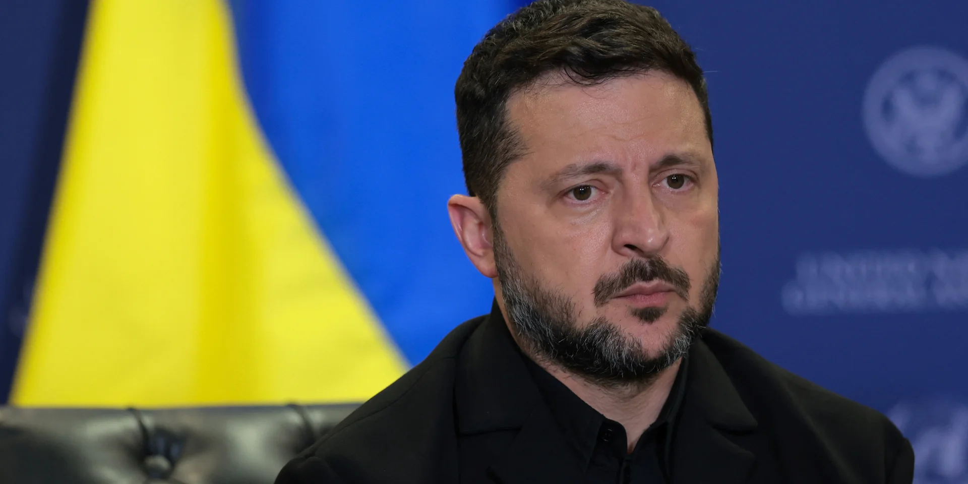 Президент України Володимир Зеленський під час обговорення розвідданих про атаку РФ