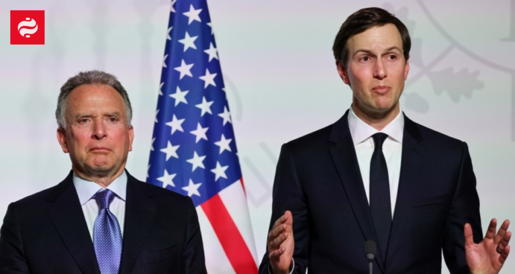 Представники Дональда Трампа Стів Віткофф і Джаред Кушнер з українськими посадовцями.