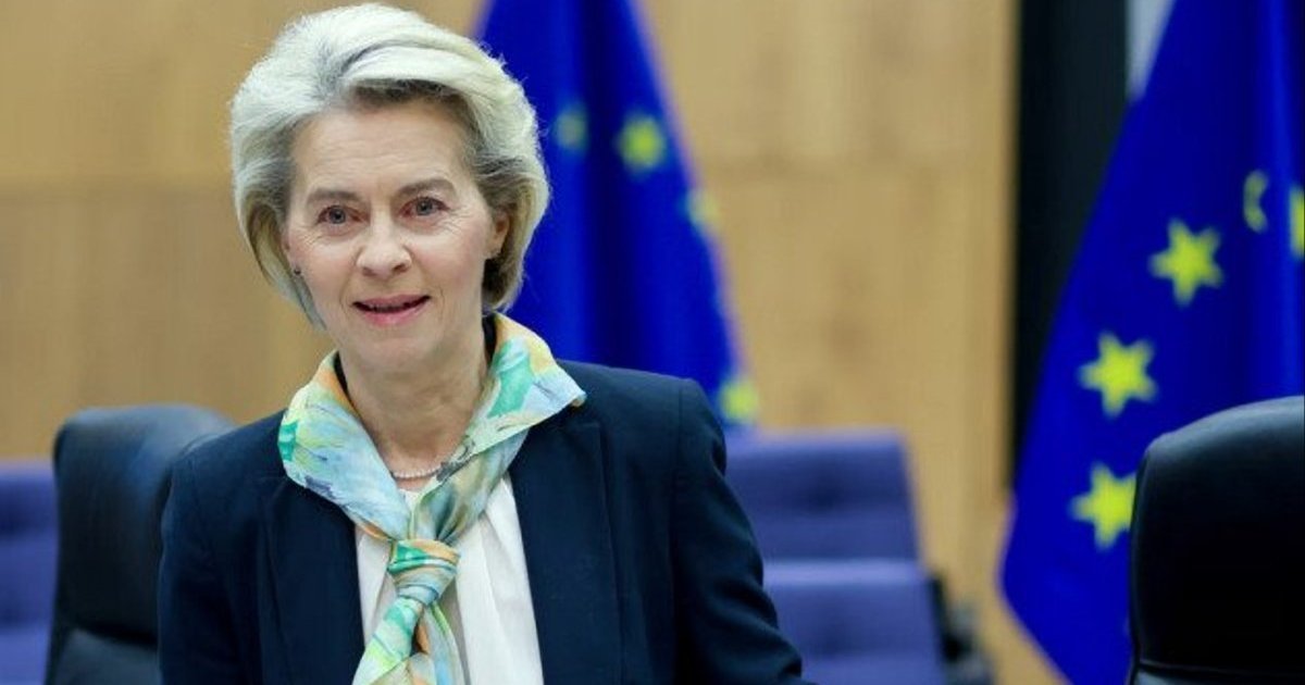 Урсула фон дер Ляєн, президентка Єврокомісії, на прес-конференції