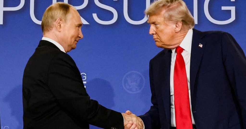 Володимир Путін та Стів Віткоффом під час зустрічі