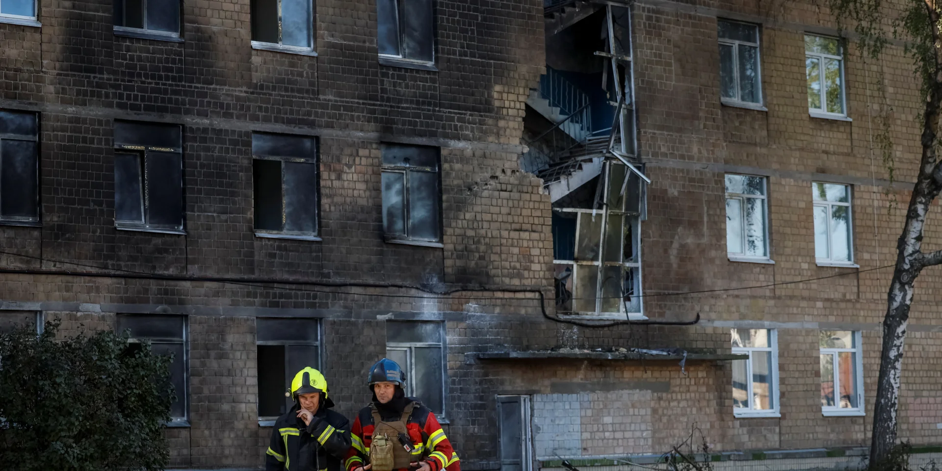 Наслідки атаки безпілотників на інфраструктуру Києва