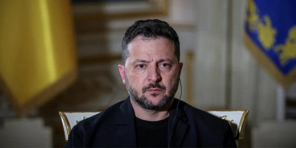 Президент України Володимир Зеленський на тлі послаблення санкцій США проти РФ