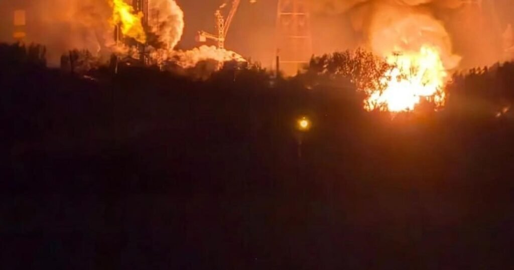 Хімічний завод «Азот» після атаки, Тульська область