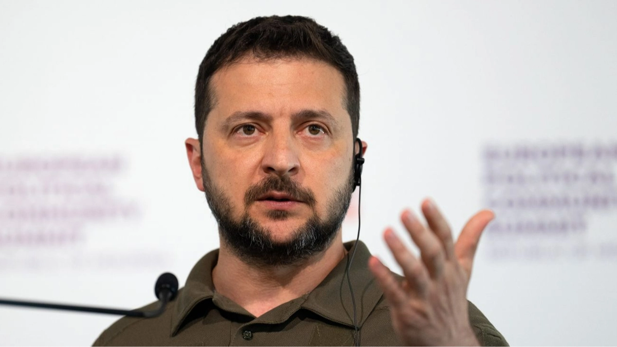 Президент України Володимир Зеленський під час заяви щодо відсутності атак на енергетичні об'єкти РФ