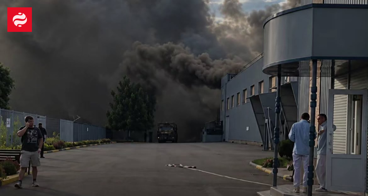 Зруйнований виробничий майданчик фармацевтичної компанії Кусум у Сумах
