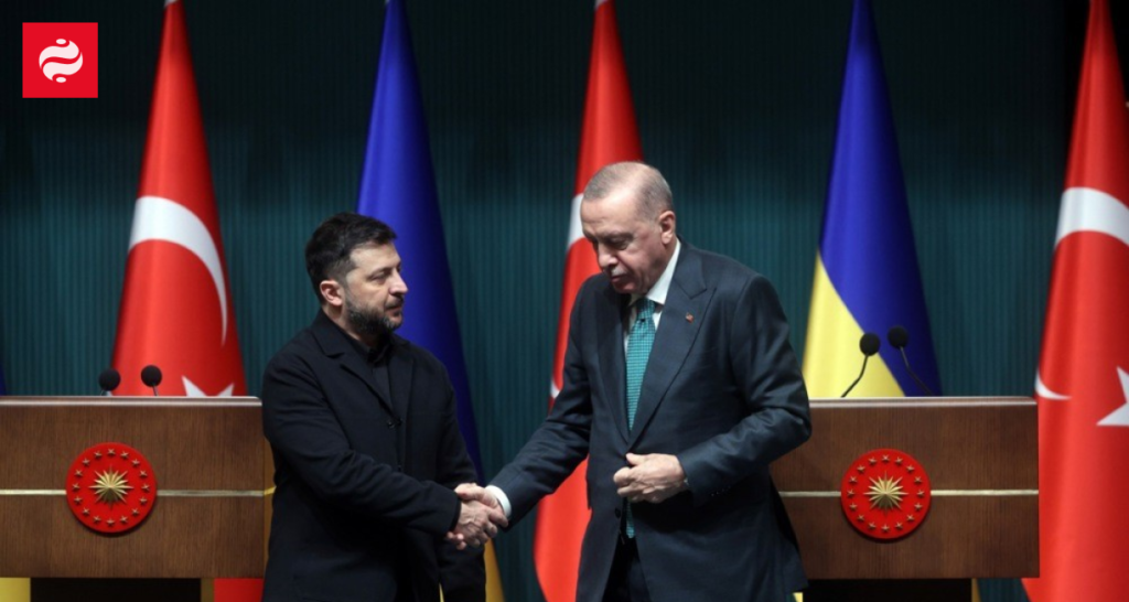 Президент України Володимир Зеленський та президент Туреччини Реджеп Таїп Ердоган.